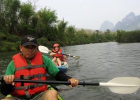 Kayaking on rivers around Luang Prabang