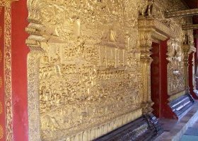 Detail of a temple in Luang Prabang