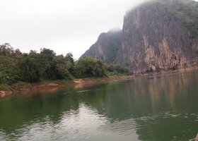 Boat trip on the Nam Ou River, to Pak Ou Caves